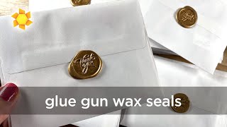 Glue Gun Wax Seals pros and cons [upl. by Ystap]