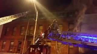 Jersey city NJ 5th Alarm House Fire Central Ave 32814 P1 [upl. by Bernard]