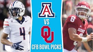 CFB Free Picks  Alamo Bowl Oklahoma vs Arizona  NCAAF Picks and Predictions [upl. by Ballard]