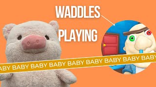 Waddles is Playing Escape Baby Bobby Daycare [upl. by Neisa]