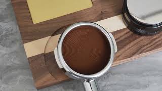 IKAPE new calibrated tamper espresso palm tamper espresso tamper coffee coffeelover [upl. by Nehgam]