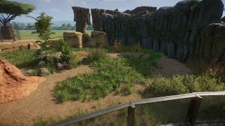 ninebanded armadillo habitatNikau city zooPlanet zoo [upl. by Eisdnil]