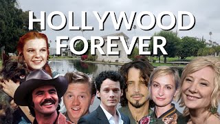 Hollywood Forever Cemetery Tour  Judy Garland Burt Reynolds Mickey Rooney Ann Heche amp More [upl. by Ariaes]