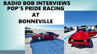 Bonneville 2024 Live Interview Pops Pride 3 Generation Race Team [upl. by Asenav]