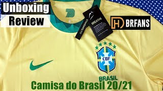 UNBOXING  CAMISA SELEÇÃO BRASILEIRA BR FANS [upl. by Eisserc790]