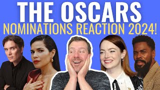 Oscar Nominations Reaction Video 2024 [upl. by Giguere742]