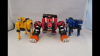 Retro Review Jungle Pride Megazord Power Rangers Jungle Fury [upl. by Anital]