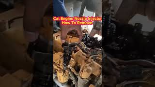 Fuel injector Removal youtubeshorts caterpillar engine ytstudio experiment shortsvideo viral [upl. by Cece]