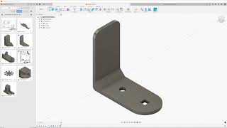 2D Drawing to 3D Model Making a Simple Bracket in Fusion 360 [upl. by Alywt]