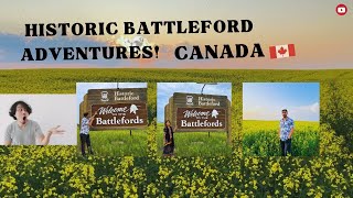 Epic day in Battleford  discovering scenic Mustard Fields yxe travel fairymeadows nature 🇨🇦 [upl. by Nealy559]