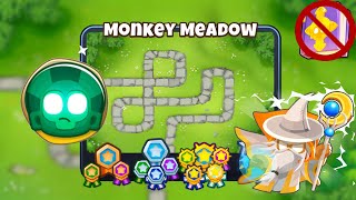 Monkey Meadow Impoppable Guide  No Monkey Knowledge  BTD 6 2023 Updated 4K [upl. by Ahiel]