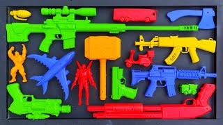 Membersihkan Nerf Ak47 Assault Rifle Shotgun Sniper Rifle Glock Pistol M16 Nerf gun Eps 107 [upl. by Oirrad]