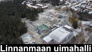 Linnanmaan uimahallin rakennustyömaa 1212 [upl. by Naziaf]