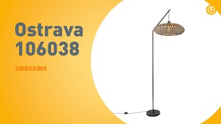 Vloerlamp Ostrava 106038  UNBOXING [upl. by Hurwitz]