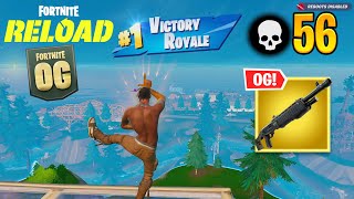 Fortnite Reload  High Kill Solo vs Squads OG Gameplay Keyboard amp Mouse [upl. by Retsevlis]