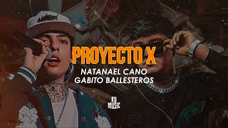 Proyecto X Letra  Natanael Cano amp Gabito Ballesteros [upl. by Ynaittirb799]