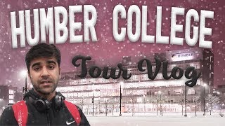 Humber College North Campus Tour  VLOG  TOTALLY COVERED WITH SNOW [upl. by Bevin]