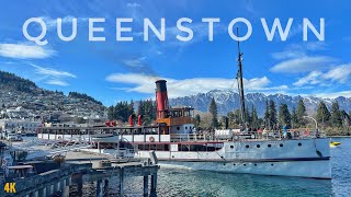 Spring in Queenstown Sep 2023  Queenstown City Centre Walking Tour  New Zealand Walking Tour 4K [upl. by Ramad]