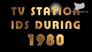 TV Station IDs during 1980 [upl. by Novled]