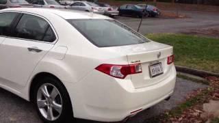 2010 Acura TSX Tech Review Start Up amp Rev Walk Around Quick Drive [upl. by Orna84]