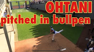 Ohtani pitched in bullpen on September 21st [upl. by Yentyrb]