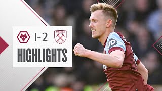 Wolves 12 West Ham  WardProwse Scores From Corner To Give Hammers Win  Premier League Highlights [upl. by Suckram347]