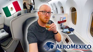 Flying the TEQUILA EXPRESS AeroMexico 787 Business Class [upl. by Ilowell301]