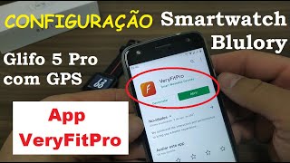 Configuração Smartwatch GLIFO 5 PRO  App VeryFitPro  E Como Colocar Foto na Tela do Relógio [upl. by Mcginnis]