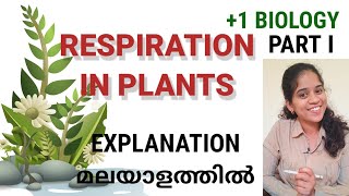 Respiration in Plants 1 BIOLOGY  NCERT SYLLABUS NEETMALAYALAM EXPLANATION [upl. by Iclehc]