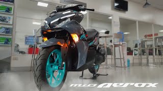 2023 Yamaha Aerox 155 🔥 Power Gray 💥 Mas Pina astig lalo Price Specs Features Walkthrough Review [upl. by Carpio]