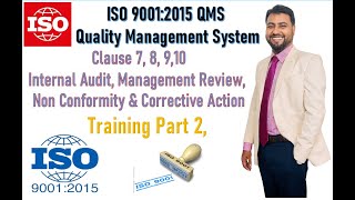 ISO 90012015 QMS Quality Management System Part 2 Clause 7 8 9 amp 10 [upl. by Olbap]