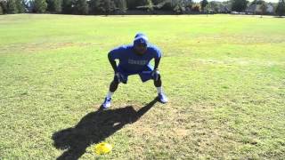 Linebacker Drill  Shuffle Read Run Tackle Pursuit Takeoff [upl. by Aruol]