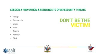 Prevention and Resilience to Cybersecurity Threats [upl. by Lesnah]