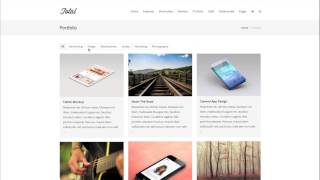 Adding Portfolio Items amp Portfolio Page  Total WordPress Theme [upl. by Nomelc]