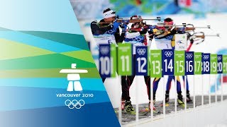 Mens Biathlon  10Km Sprint Highlights  Vancouver 2010 Winter Olympic Games [upl. by Nyletac233]