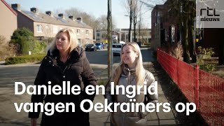 Danielle en Ingrid vangen Oekraïners op Voelen ons één groot gezin [upl. by Airdnassac]