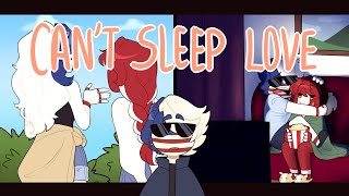 Meme Cant Sleep Love  COUNTRYHUMANS  USPER [upl. by Carpio888]