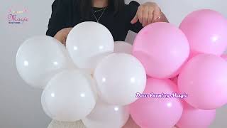 🎈6 Ideas para decorar con globos🎈6 Easy Ideas to Decorate with Balloons [upl. by Aivull]