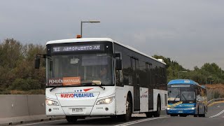 Buses en Intermodal Aeropuerto SCL [upl. by Enitsirhk]