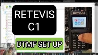 RETEVIS C1  SET UP Auto DTMF TX using Sofware amp Radio [upl. by Annaert]