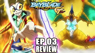 É SÉRIO WIZARD FAFNIR BEYBLADE BURST GT EP3 REVIEW [upl. by Peyton]