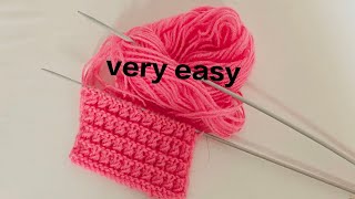 Easy Single Colour Knitting Pattern For ko CardiganSweaterScarfkotigents amp baby sweater design💯 [upl. by Eidarb]