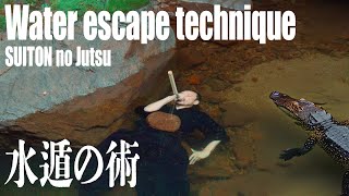 【LAST NINJA】01 Water escape tequnique quotSUITON no jutsuquot｜VS guests from overseas [upl. by Richie]