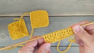 Free Knit Face Cloth Tutorial [upl. by Skip]