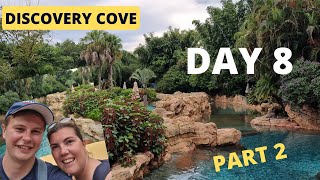 We visit Discovery Cove in Orlando  SeaWorld  Swimming with Dolphins  All Inclusive Resort  PT2 [upl. by Furiya]