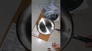 Savya home triply fry pan frypan steelpan utensils steelutensils bestproducts shorts [upl. by Vail]