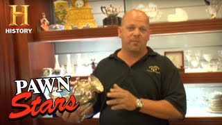 Pawn Stars How To if Silver is Fake or Real  History [upl. by Althee]