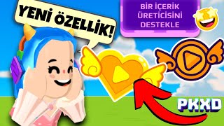 PK XD YENİ CREATOR ÖZELLİĞİ😱 PK XD İÇERİK ÜRETİCİ DESTEK KODU NEDİR🤩 PK XD YENİ GÜNCELLEME [upl. by Domenic]