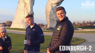 1872 Cup  Edinburgh v Glasgow at the Kelpies [upl. by Bickart709]