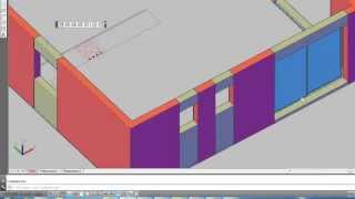 Créeer des menuiseries sur AutoCAD [upl. by Ahsuatal]